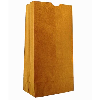 Clayton Paper DUR18420 20# Brown Grocery Bag ~  Bundle of 500