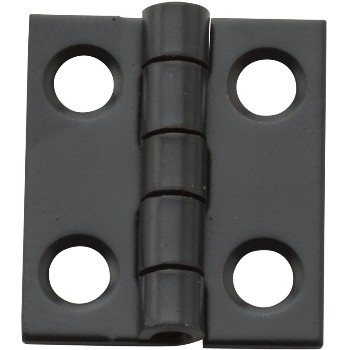 National N211-018 Decorative Narrow Hinge, Oil Rubbed Bronze Finish  ~  3/4&quot; x 5/8&quot;