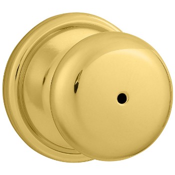 Kwikset 97300-861 Hancock Privacy Lock ~ Polished Brass