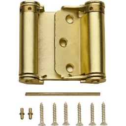 National N100-049 Spring Hinge, Double Acting ~ Brass Finish