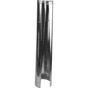 Gray Metal Prods 4-30-301 Steel Furnace Pipe, 30 Gauge ~ 4&quot; x 60&quot;