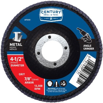 Century Drill &amp; Tool   75584 4-1/2x7/8x120gt Disc