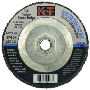 K-T Ind 5-6966 4.5 60g Blue Flap Disc