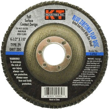 K-T Ind 5-6964 4.5 80g Blue Flap Disc