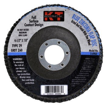 K-T Ind 5-6963 4.5 60g Blue Flap Disc