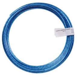 Hillman  123188 Galvanized Blue Plastic-Coated Guy or Clothesline Wire ~ 50 Ft