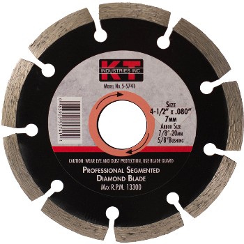 K-T Ind 5-5741 4.5x.080 Diamond Wheel