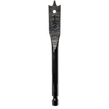 Century Drill &amp; Tool   36232 1/2 Stubby Spade Bit