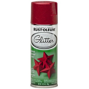 Rust-Oleum 268045 Glitter Spray Paint ~ Red