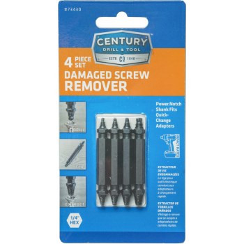 Century Drill &amp; Tool   73430 Damaged Scrw Remover Set