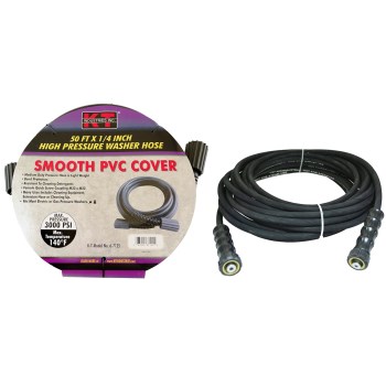 K-T Ind 6-7125 High Pressure Washer Hose for Pressure Washers ~ 1/4&quot; x 50 Ft