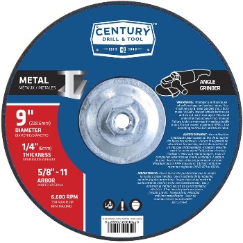 Century Drill &amp; Tool   75592 9x1/4x5/8-11 Wheel