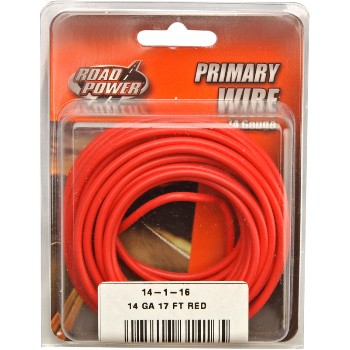 Coleman Cable 55669133 14-1-16 14ga Red Primary Wire