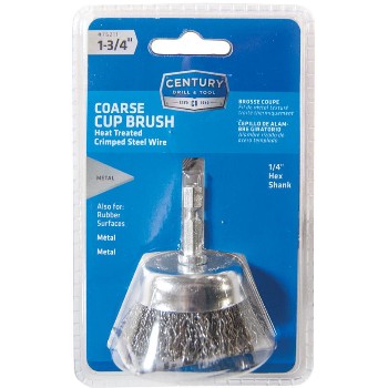 Century Drill &amp; Tool   76211 1-3/4 Coarse Cup Brush