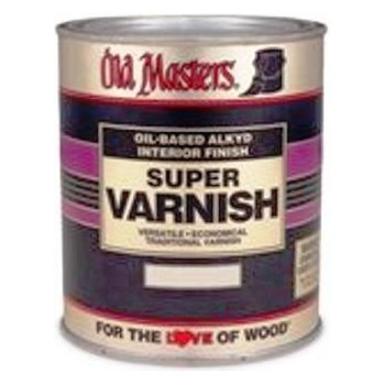 Old Masters 49301 Super Varnish,  Oil-Based Interior Finish,  Clear Satin Sheen ~ Gallon