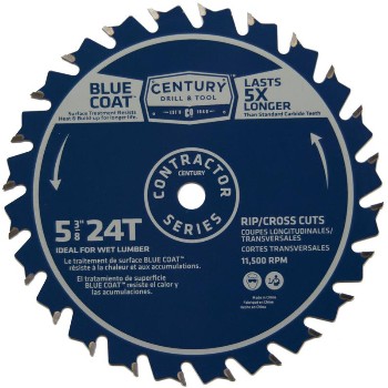 Century Drill &amp; Tool   10253 5-3/8 24tcombo Saw Blade
