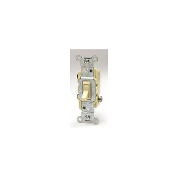 Leviton 215-1453-2CP Three-Way Grounded Quiet Switch ~ Brown