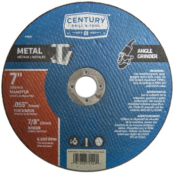 Century Drill &amp; Tool   75529 7x.055 Metal Cut Wheel