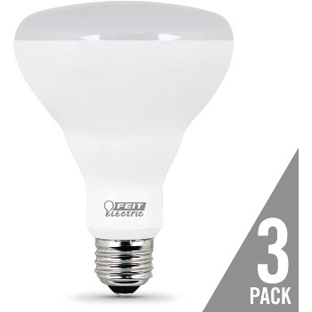 Feit Electric  BR30/10KLED/3 Non-Dimmable LED 650 Lumen Flood Bulbs, 3-Pack  ~ 65W Replacement