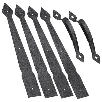 National N109-017 Spear Gate Kit w/Pull ~ Black Textured