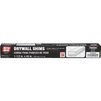 Prime Source GRDWSHIM Drywall Shims ~ 1 1/2&quot; x 45&quot;