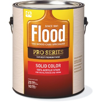 PPG/Akzo FLD822-01 Flood Pro Series Solid Color Deck Stain,  Deep Tint Base ~ Gallon