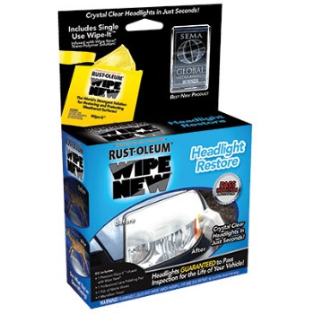 Rust-Oleum HDLCAL Wipe New Restore Kit ~ Headlight Kit