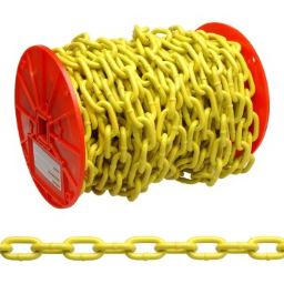 Apex/Cooper Tool  PD0725027 Campbell Branded Proof Coil Chain on Reel, Yellow ~ 3/16" x 100 Ft
