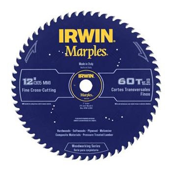 Irwin 1807383 Woodworking Saw Blade ~ 12&quot; 60T