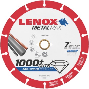 Lenox 1972924 Metalmax Cutoff Wheel ~ 7&quot; x 7/8&quot;