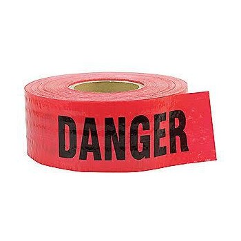 CH Hanson 16031 Danger Barrier Tape, 5 mil ~ 3&quot; x 500 ft