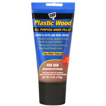 DAP 7079800583 Plastic Wood All-Purpose Wood Filler,  Red Oak ~  6 oz