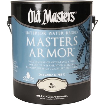 Old Masters 72001 Master Armour Polyurethane Finish,  Clear Flat ~ Gallon
