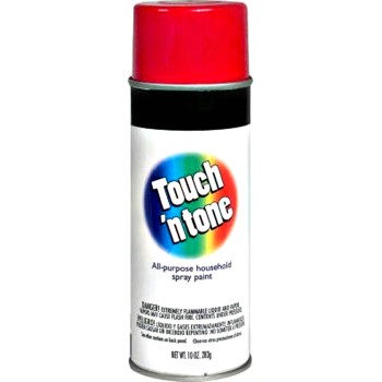DAP 270 Touch &#39;N Tone Spray Paint, Cherry Red Gloss ~ 10 oz Cans