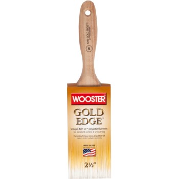 Wooster  0052320024 Gold Edge Varnsh Brush, 2-1/2&quot;x 2-15/16