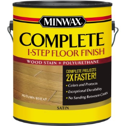 Minwax 672010000 Minwax Complete One-Step Floor Finish, Autumn Wheat Satin ~  Gallon