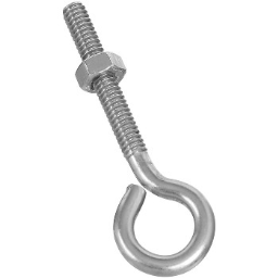 National 221598 Stainless Steel Eye Bolt, 1/4 x 3 inch