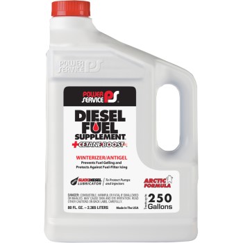 Warren Dist PS001080 Power Service Diesel Fuel Supplement + Cetane Boost ~ 80 oz