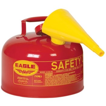 Eagle UI-10-FS Red Safety Fuel Can, Type 1 ~  Gallon
