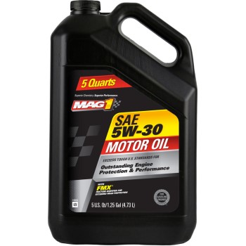 Warren Dist MAG62937 Mag1 Synthetic Blend Motor Oil, SAE 5W-30 ~ 5 Qt