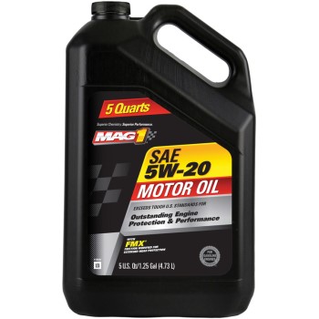 Warren Dist MAG62941 Mag1 Synthetic Blend Motor Oil, SAE 5W-20 ~ 5 Qt