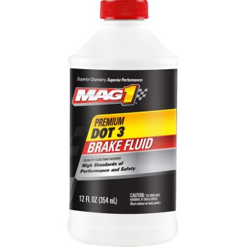 Warren Dist MAG00122 Mag1 Premium DOT 3 Brake Fluid ~ 12oz