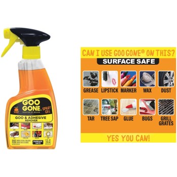 Homax Group  GGHS12 Goo Gone Spray Gel Surface Cleaner ~ 12 Oz Spray Bottle