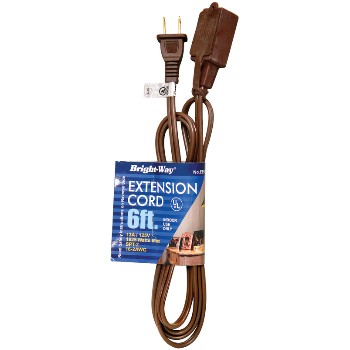 H Berger Co 114910 Ee6 6 Brn Extension Cord
