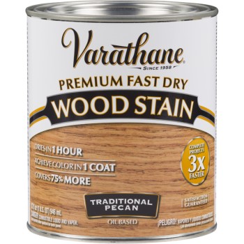 Rust-Oleum 262013 Fast Dry Interior Wood Stain, Traditional Pecan ~ Qt