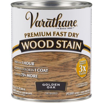 Rust-Oleum 262003 Varathane Premium Fast Dry Interior Wood Stain, Golden Oak  ~  Quart
