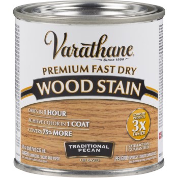 Rust-Oleum 262032 Varathane Premium Fast Dry Interior Wood Stain, Traditional Pecan ~ Half Pint