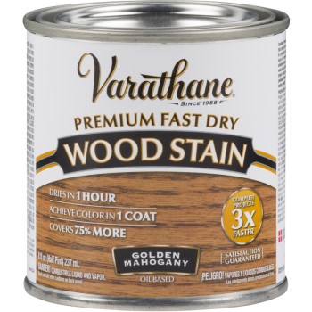 Rust-Oleum 262033 Fast Dry Interior Wood Stain, Mahogany ~ 1/2 pint