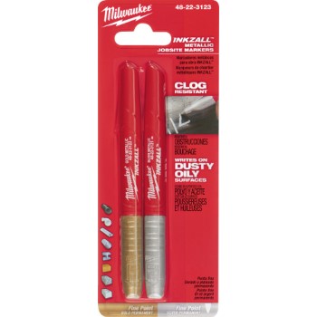 Milwaukee Tool  48-22-3123 2pk Metallic Marker