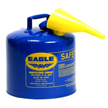 Eagle UI-50-FSB Safety Metal Kerosene Portable Container, Type 1  ~ 5 Gallons